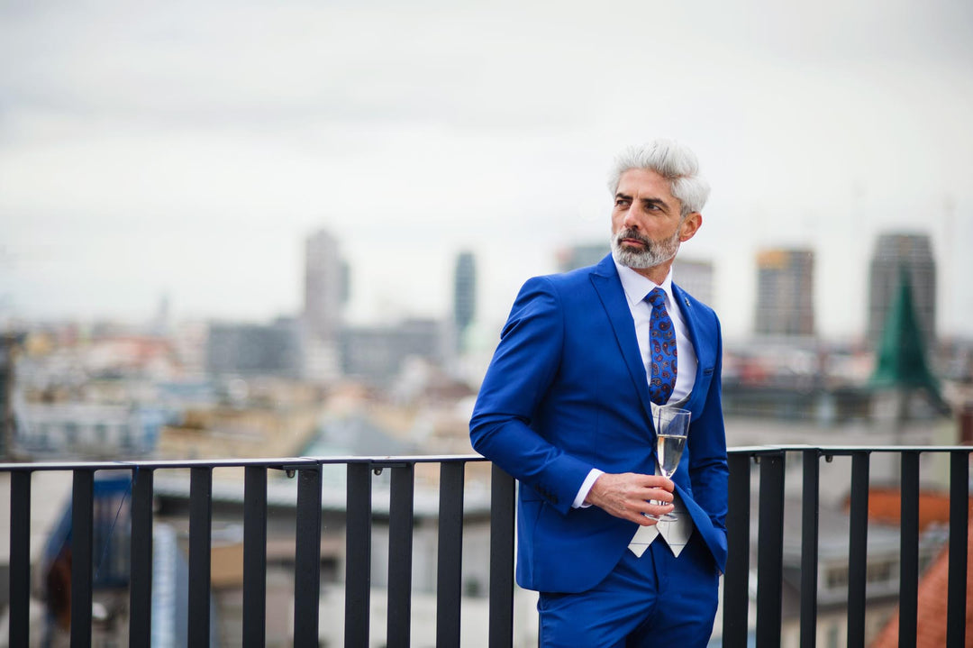 How To Wear A Blue Suit