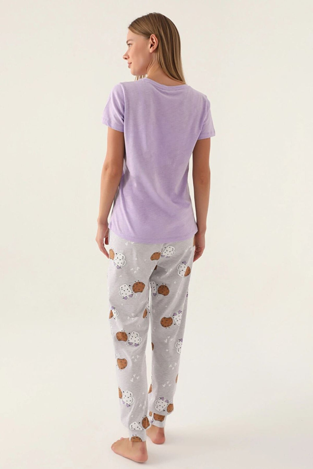 MXM Women Arnetta Brunch Lilac Women's Short Sleeve Pajama Set - Bristol