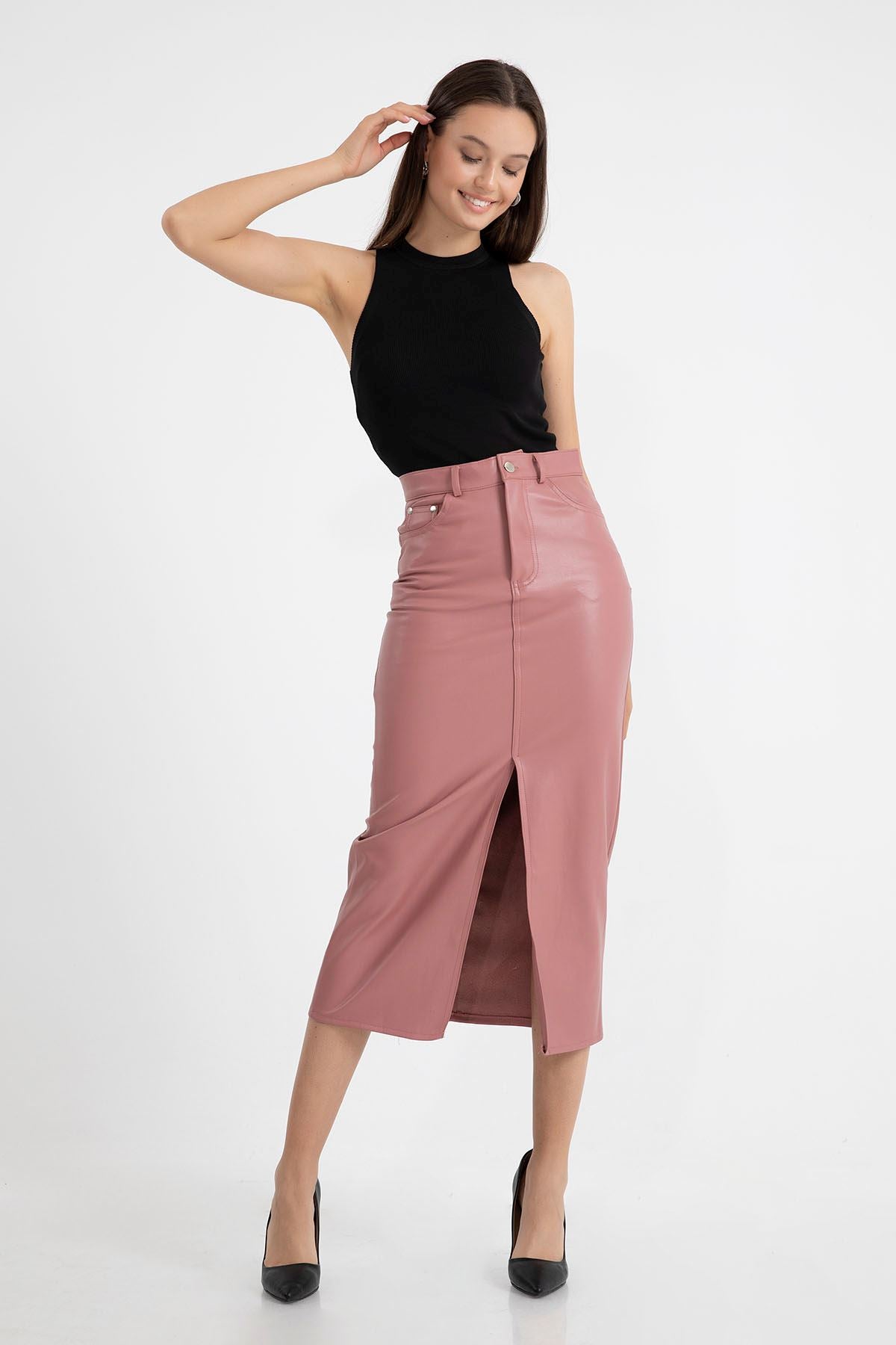 Midi skirt tight best sale