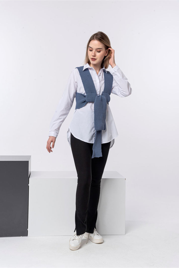 KKT TRICOT TOP -indigo - Принстон