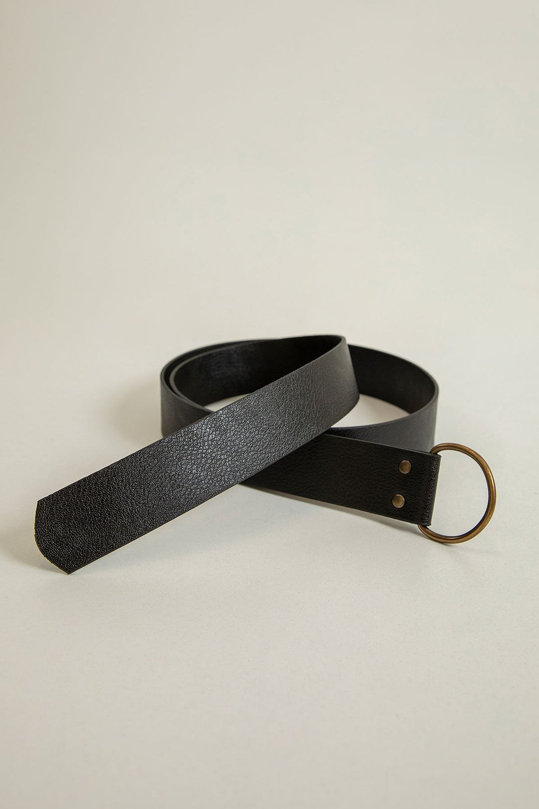 KKT Women's Belt with Small Oval Buckle-Black - Dartford