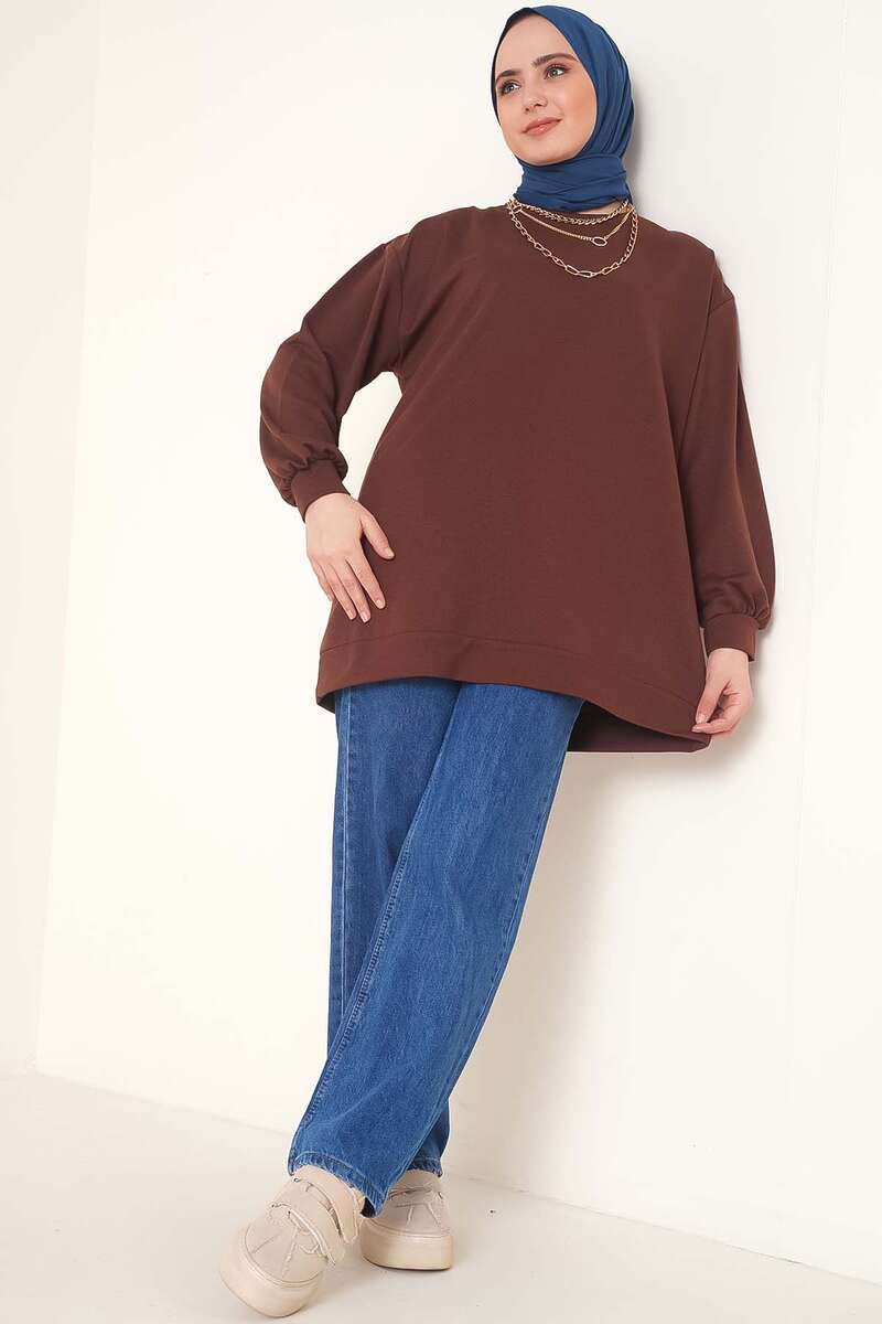 BNG Women Tunic Sweat Brown - Clermont