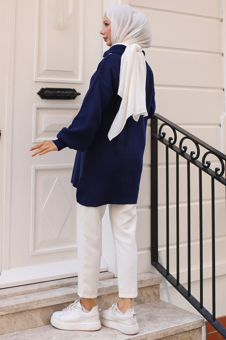 BNG Women 0 Knit Tunic أزرق داكن - كليرمون