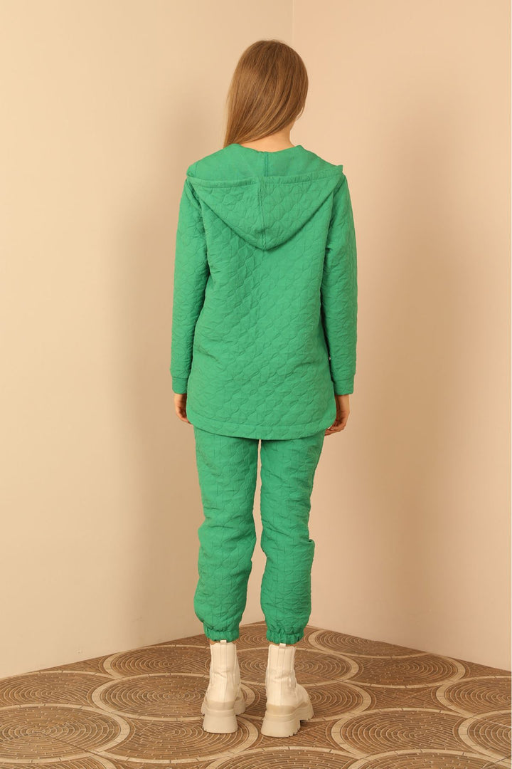 KKT Jakar Fabric Hooded Sets-Green - Santa Clara