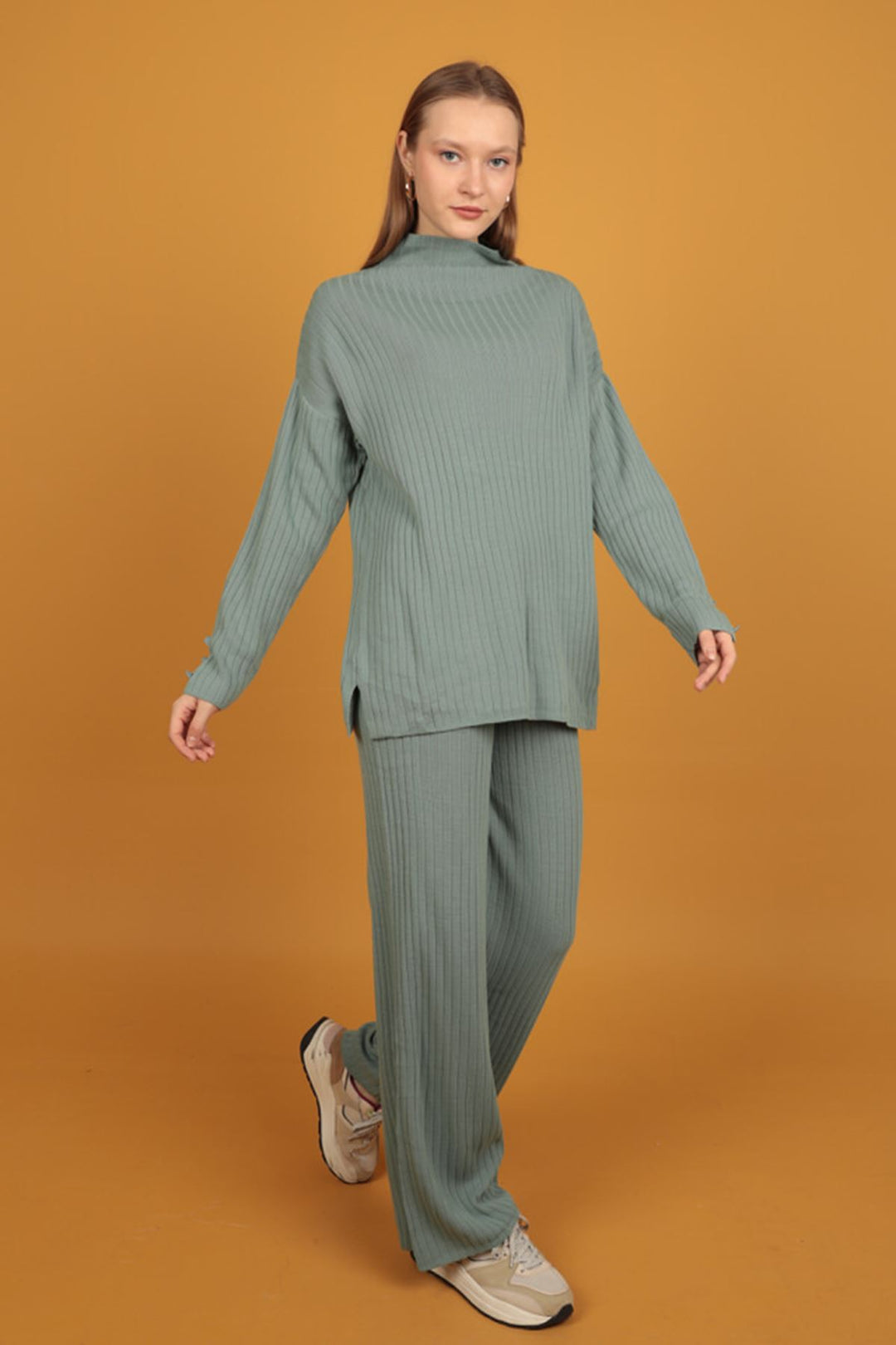 KKT Tricot Fabric Women's Suit-Mint - Appleton