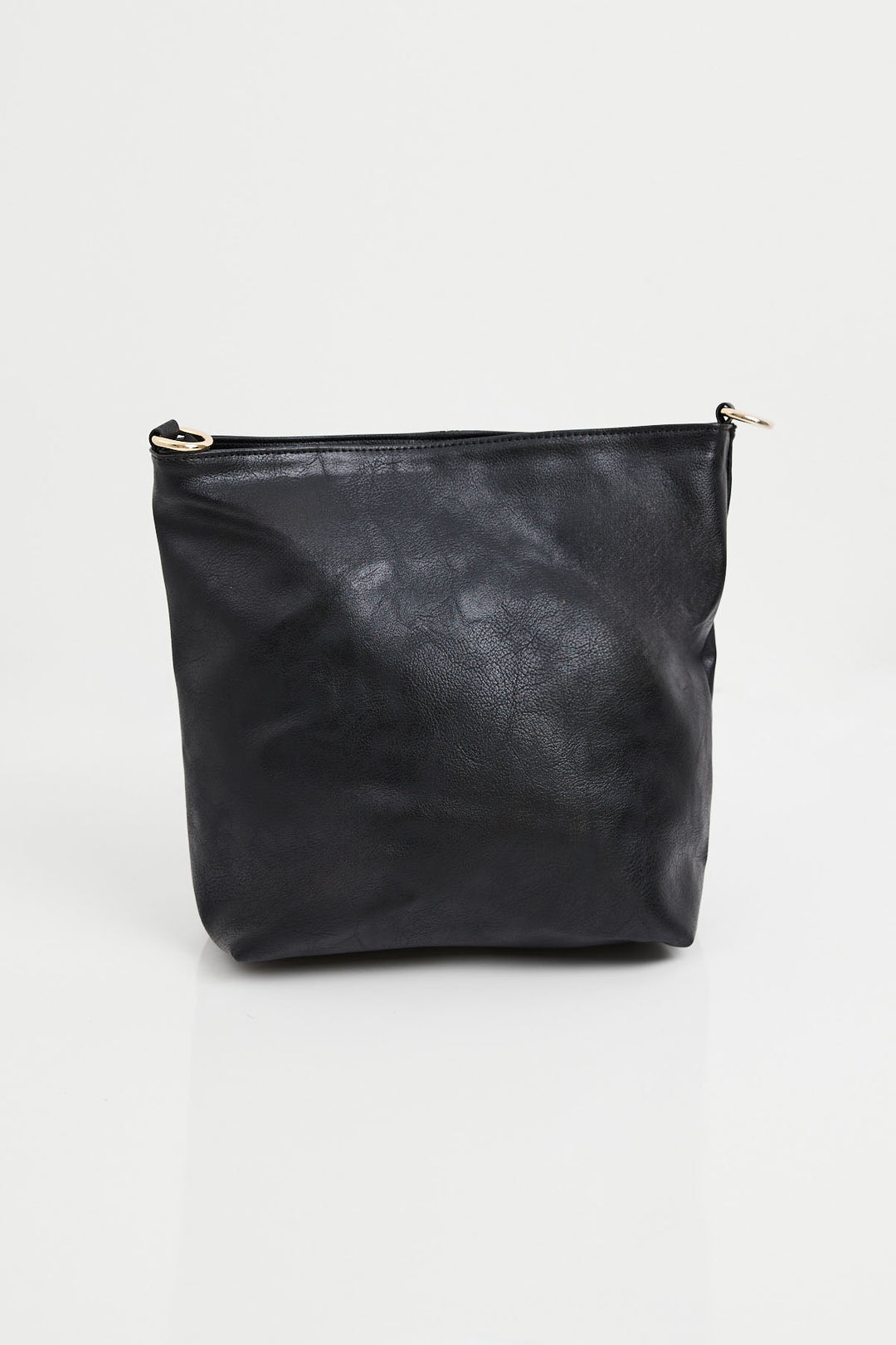 BGD Women Faux Leather Shoulder Bag - Black - Avondale