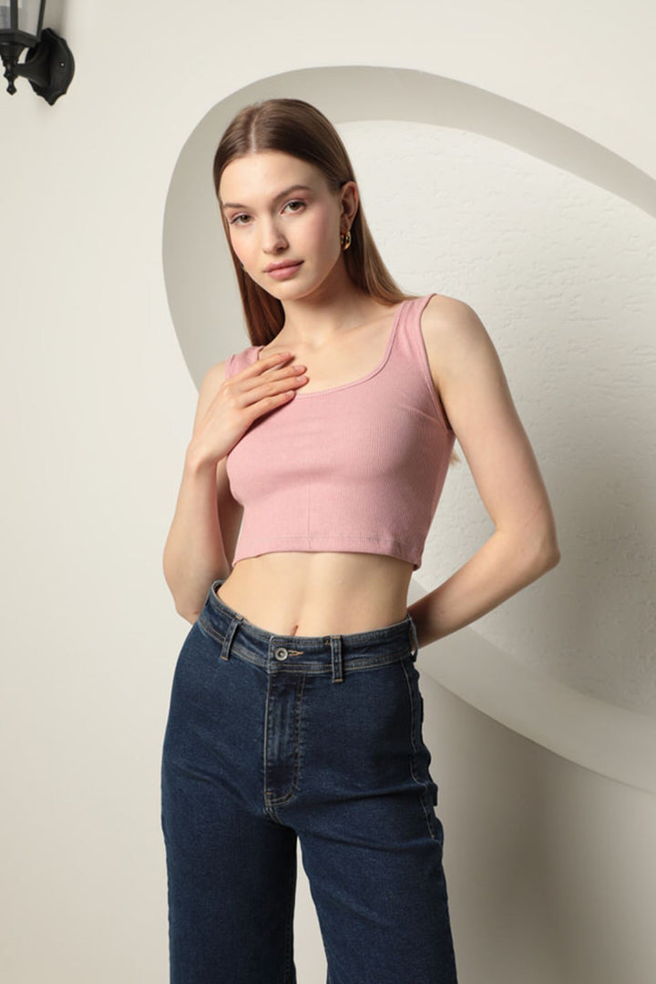 KKT Camisole Fabric Women Crop-Light Pink - Scheveningen