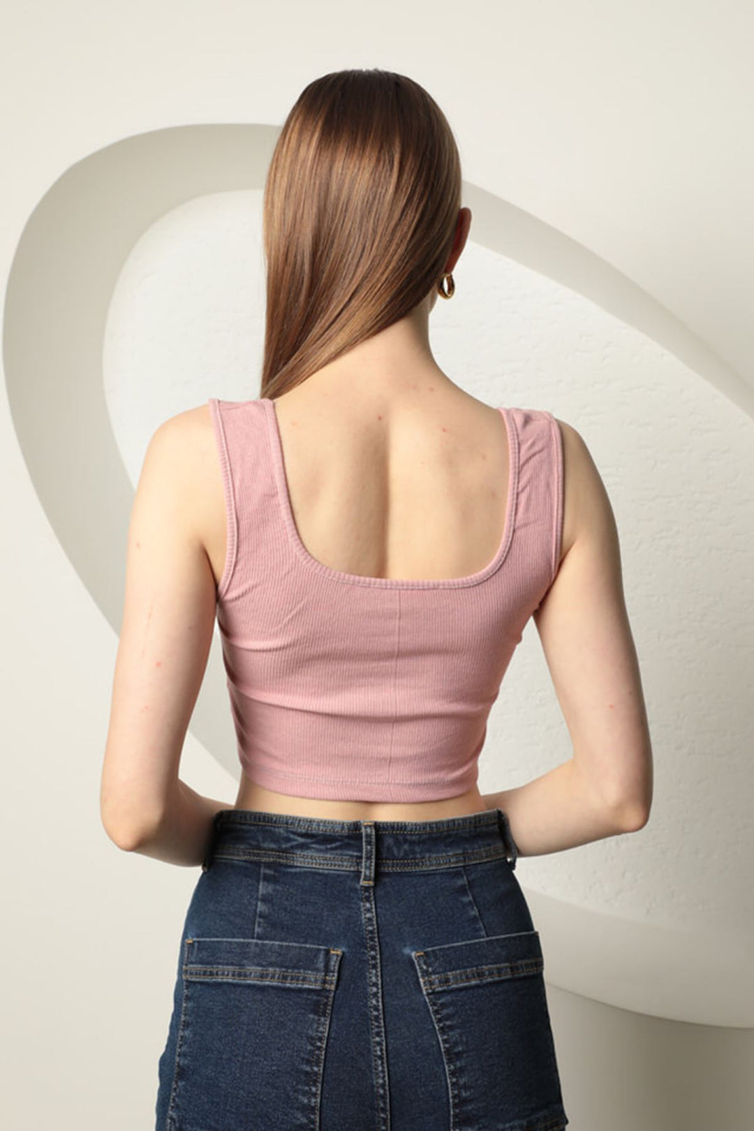 KKT Camisole Fabric Women Crop-Light Pink - Scheveningen