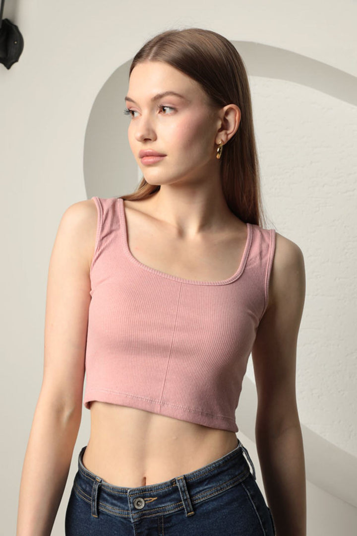 KKT Camisole Fabric Women Crop-Light Pink - Scheveningen