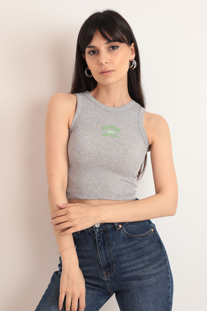 KKT Camisole Fabric Newyork Embroidery Women's Crop - Pallíni