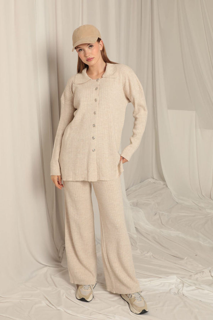 KKT Knitted Fabric Corduroy Women's Stone Suit - Lünen