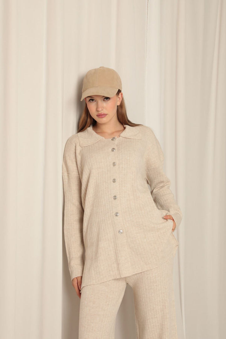 KKT Knitted Fabric Corduroy Women's Stone Suit - Lünen