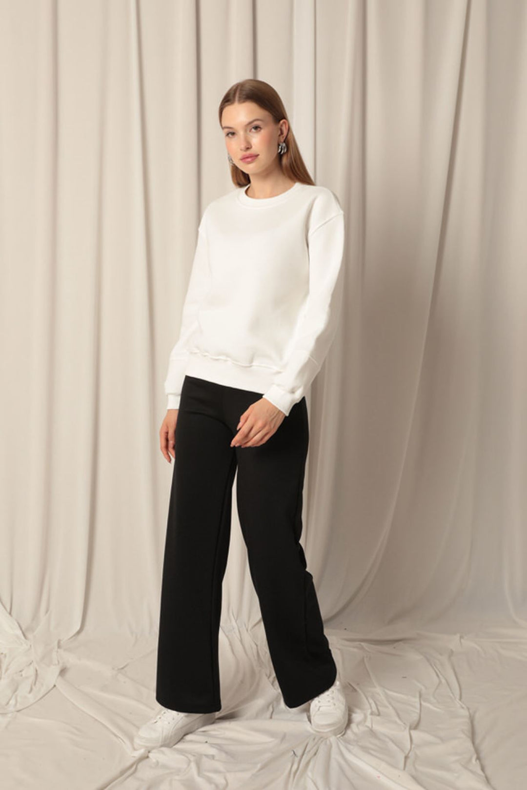 KKT Thessaloniki Fabric Women's Black Trousers - Florence