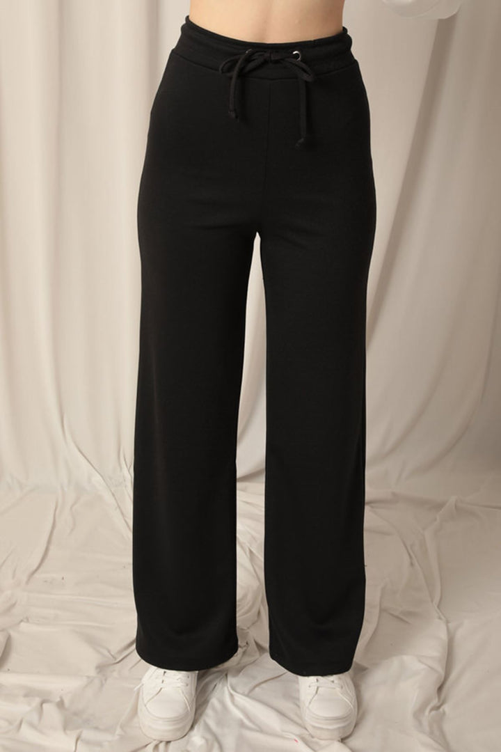 KKT Thessaloniki Fabric Women's Black Trousers - Florence