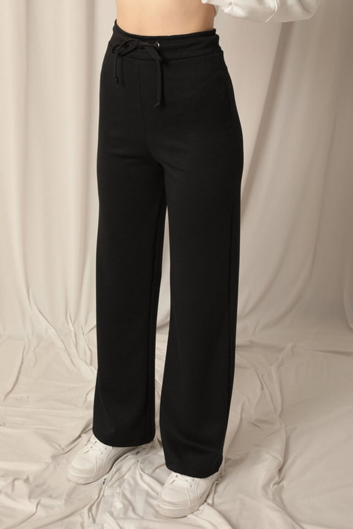 KKT Thessaloniki Fabric Women's Black Trousers - Florence