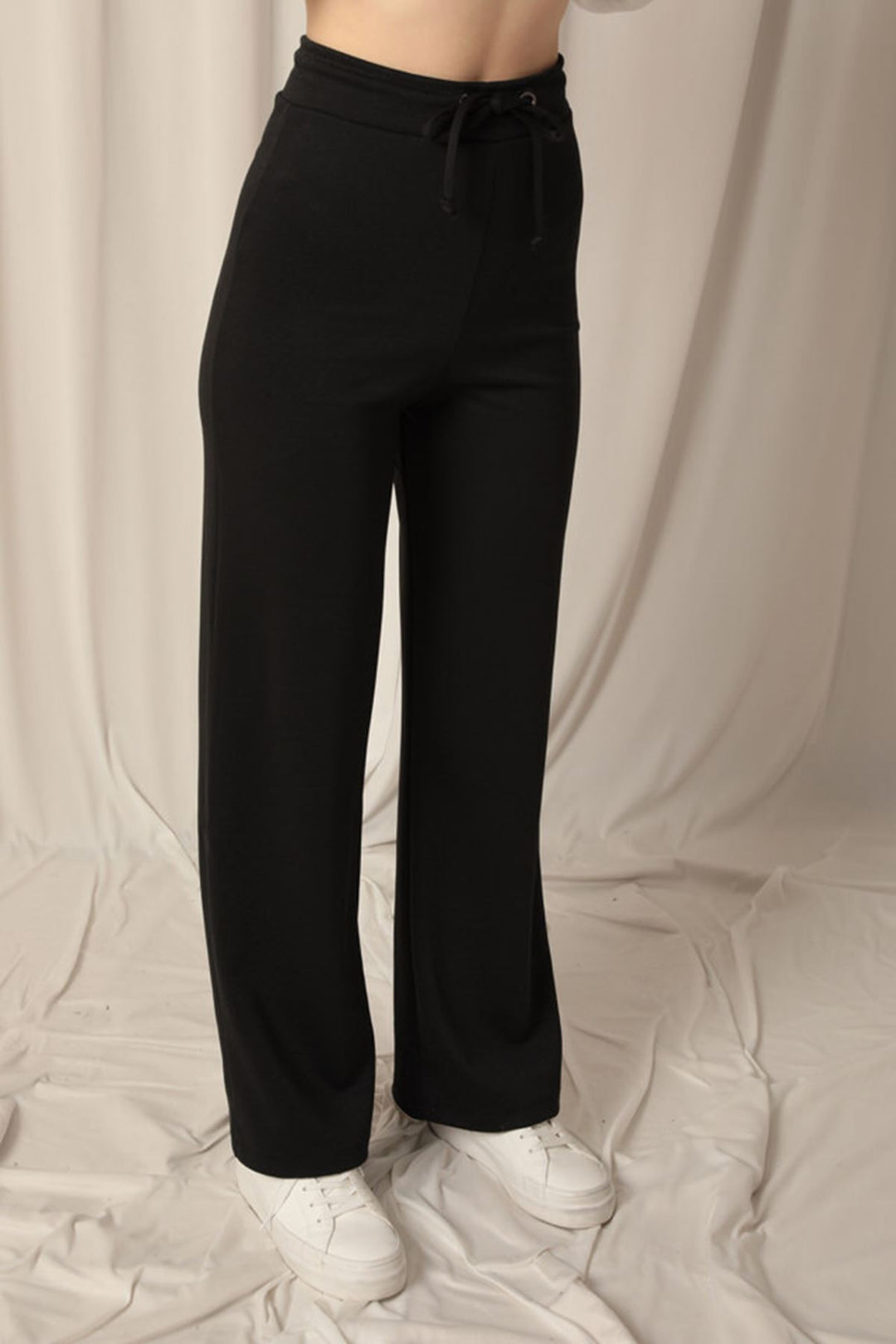 KKT Thessaloniki Fabric Women's Black Trousers - Florence