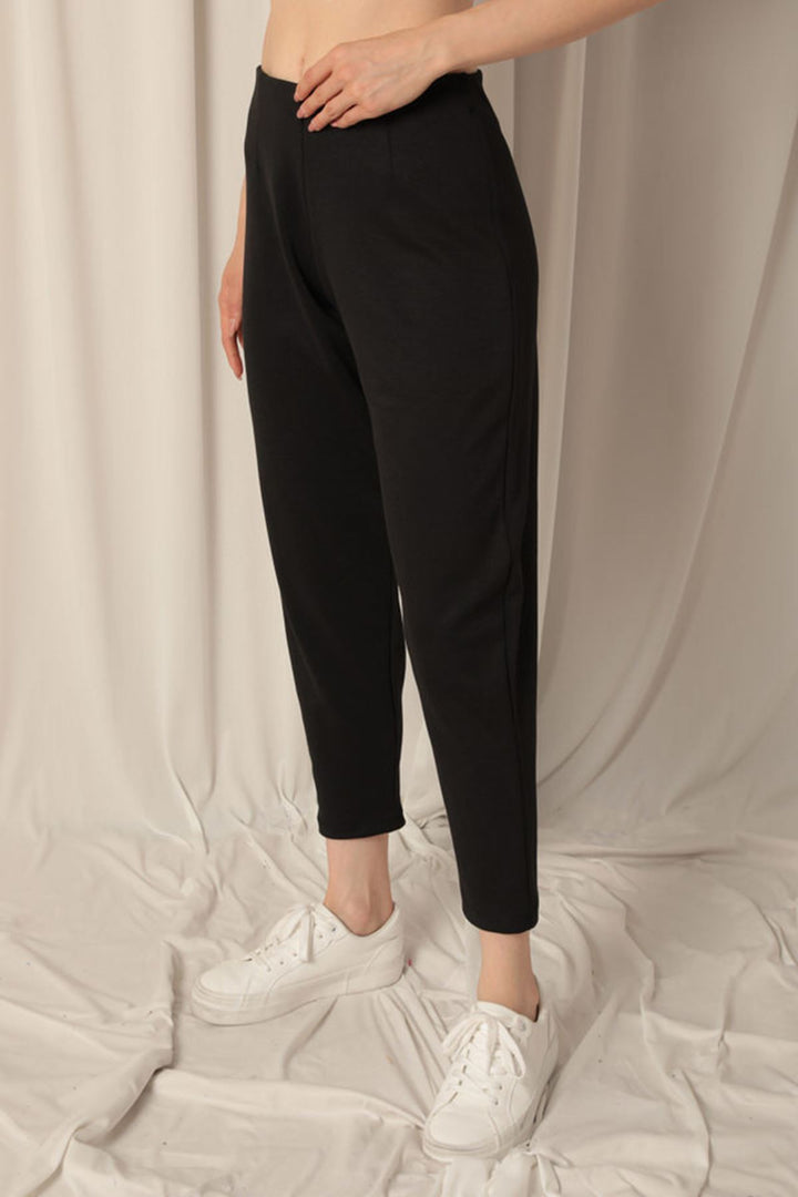 KKT Modal Fabric Shalwar Women Black Trousers - Redding