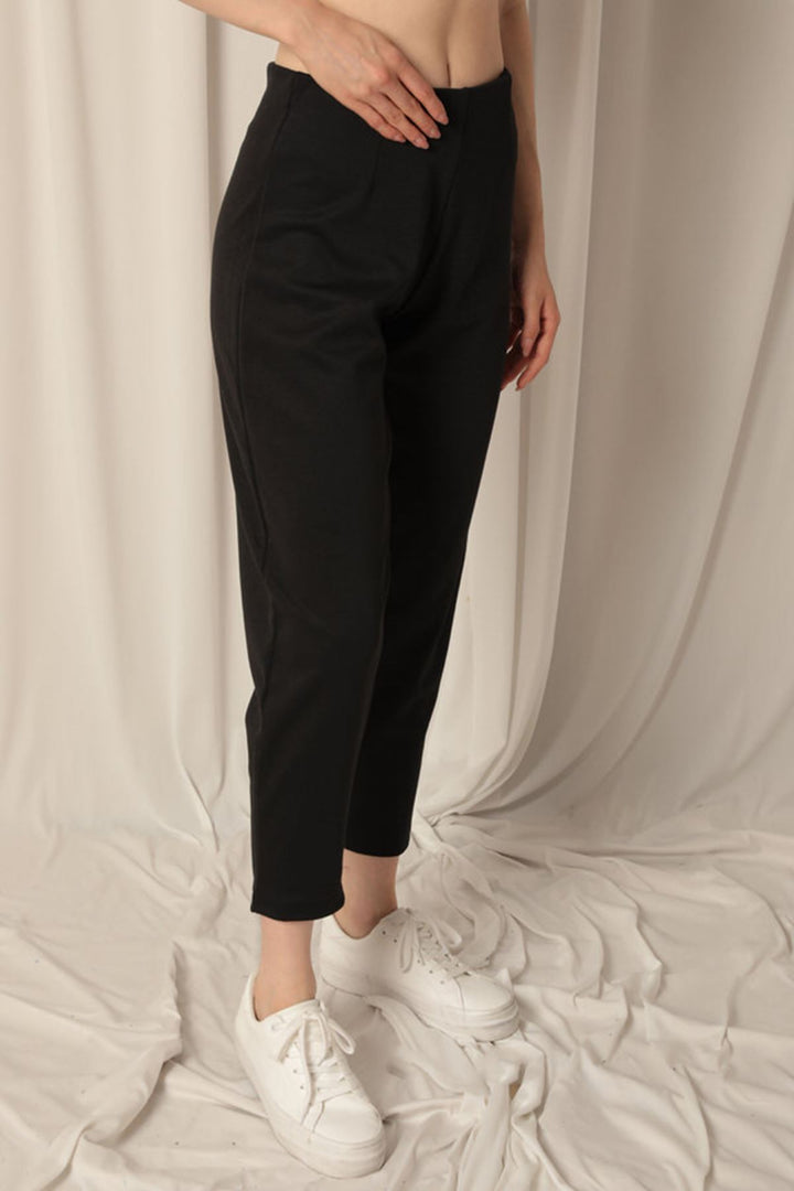 KKT Modal Fabric Shalwar Women Black Trousers - Redding