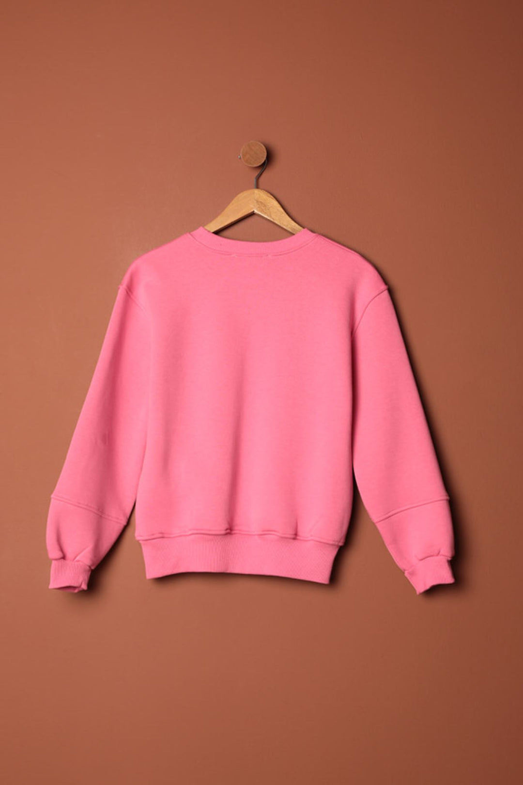 KKT Three Thread Fabric Zero Collar Women's Pink Sweater - St. Cloud