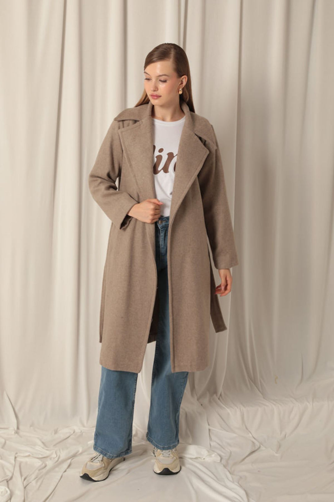 KKT Women's Mink Coat with Cashmere Fabric Lining - Kropyvnytskyi