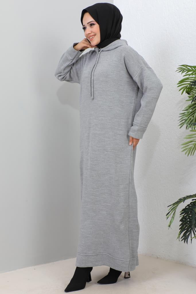 BNG Women Hooded Knit Dress Gray - Clermont