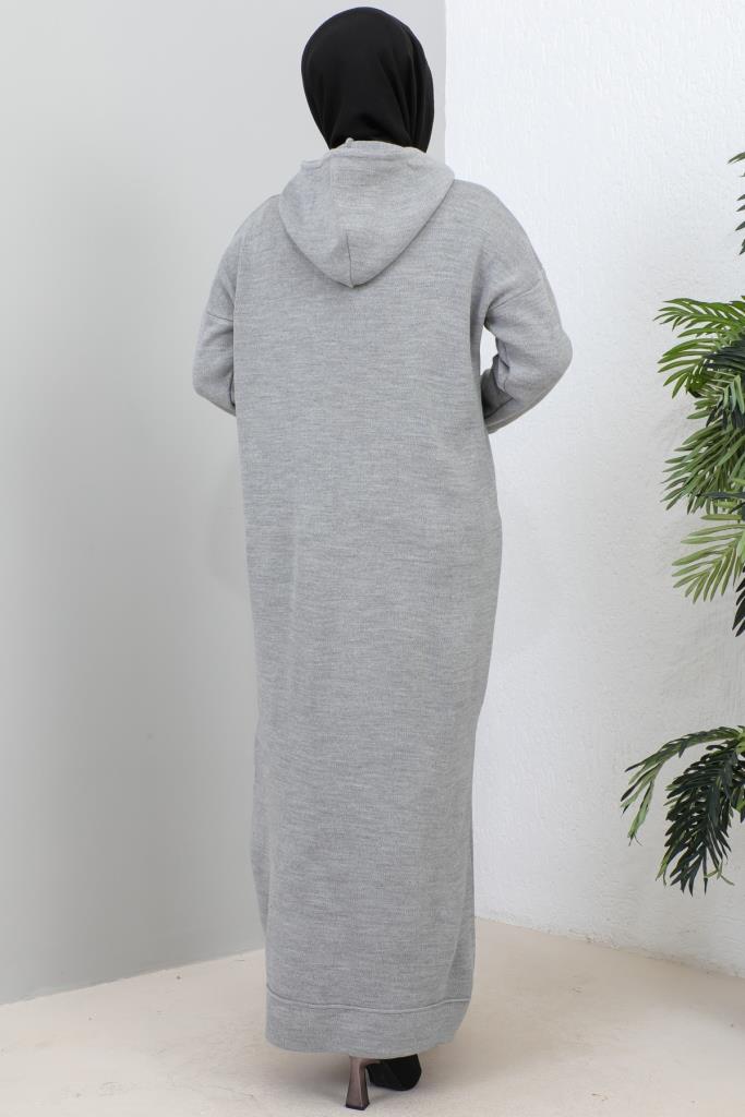 BNG Women Hooded Knit Dress Gray - Clermont