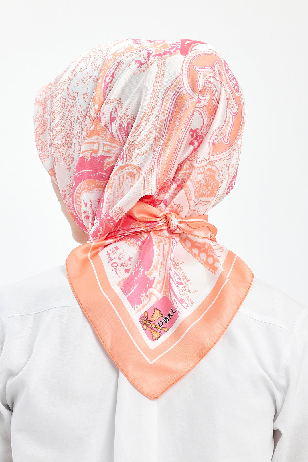 BNG Women Patterned Salmon Scarf - Clermont