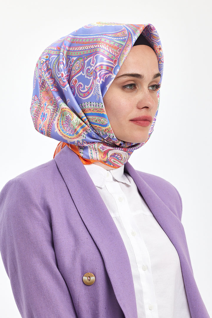 BNG Women Patterned Scarf Lilac - Clermont