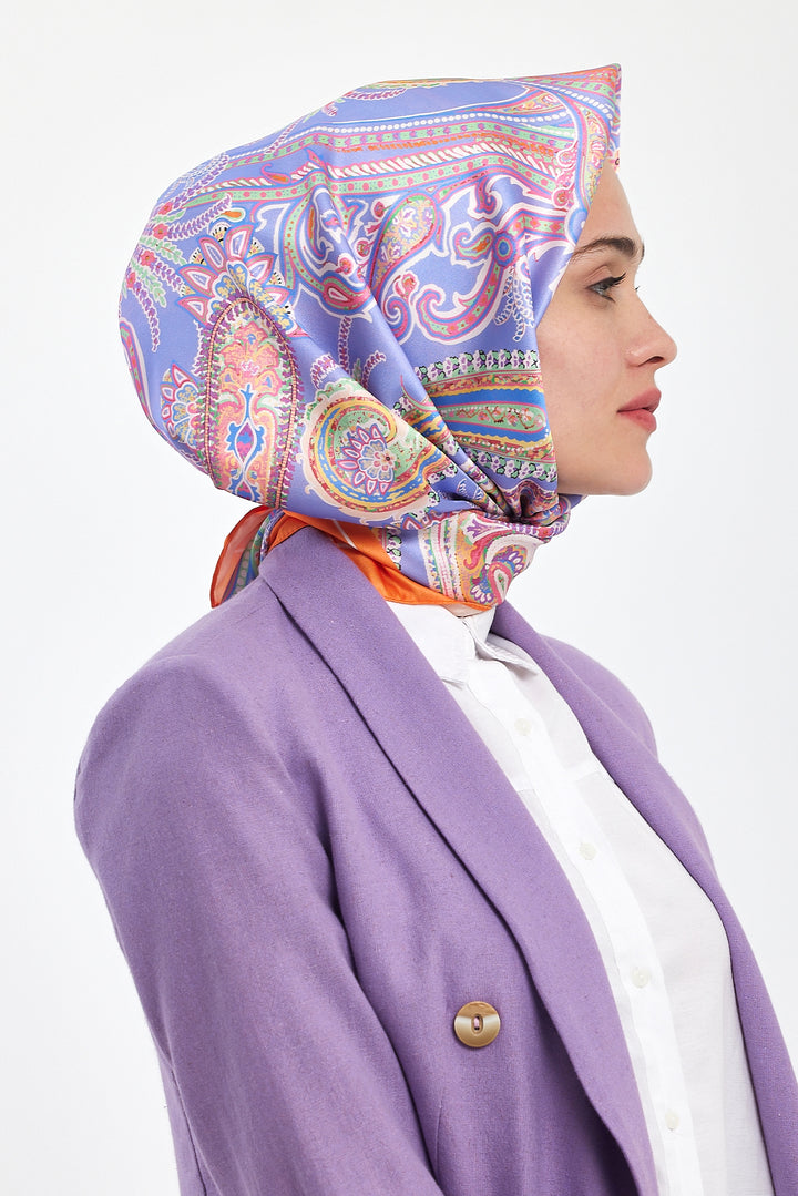 BNG Women Patterned Scarf Lilac - Clermont