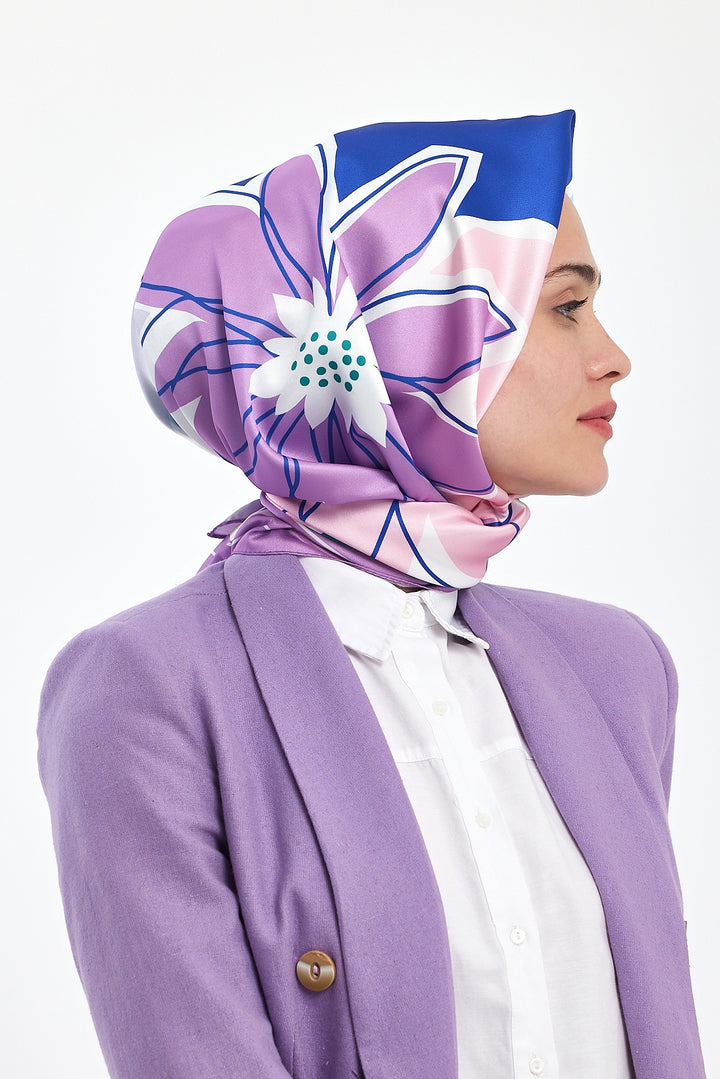 BNG Women Patterned Scarf Lilac - Clermont