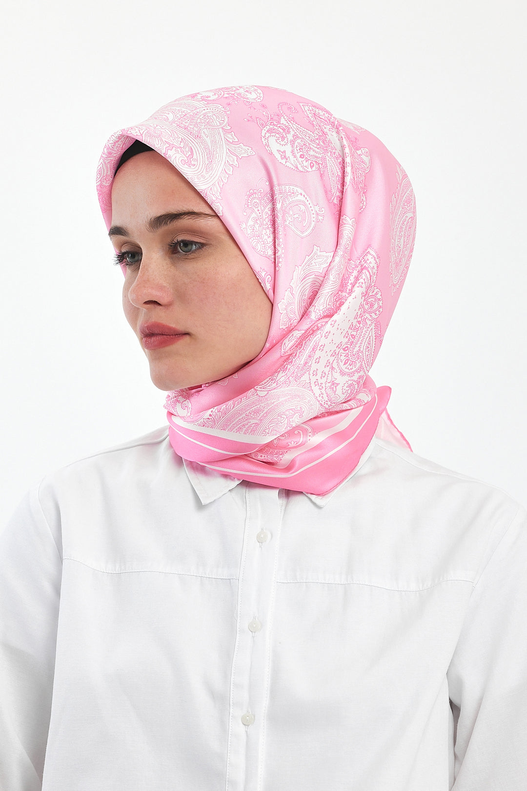 BNG Women Patterned Scarf Pink - Clermont