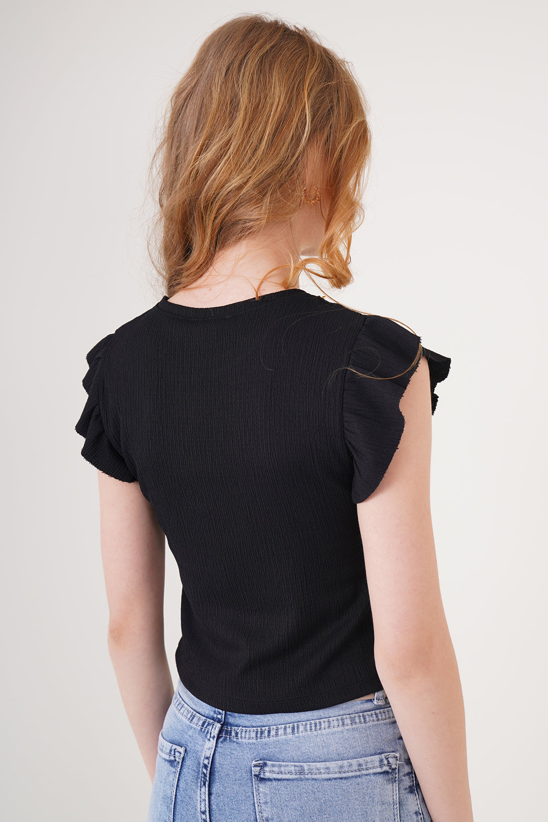 BGD Women Knitted Blouse - Black - Avondale