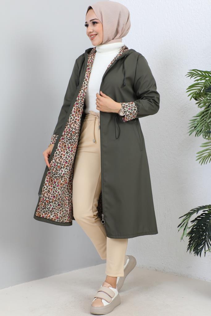 BNG Women Seasonal Trench Coat Khaki - Clermont