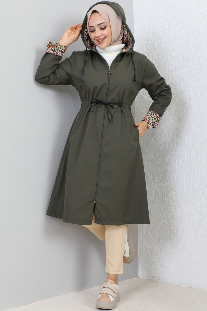 BNG Women Seasonal Trench Coat Khaki - Clermont