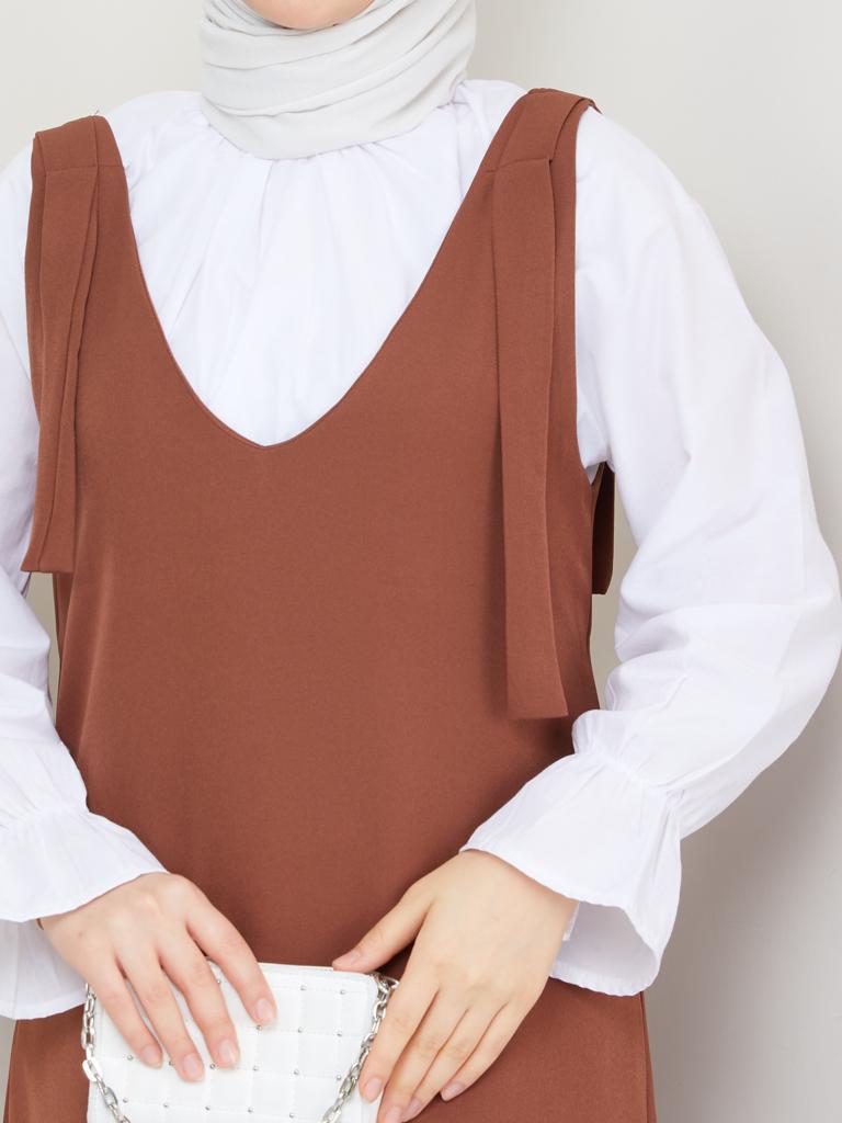 BNG Women Shirt + Jumpsuit Brown - Clermont