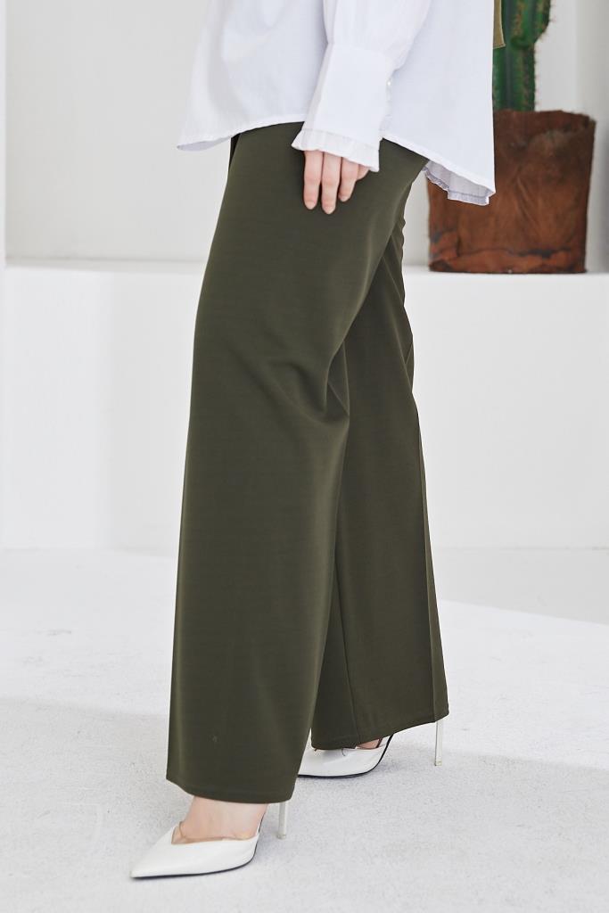 BNG Women Belted Hijab Pants Khaki - Clermont