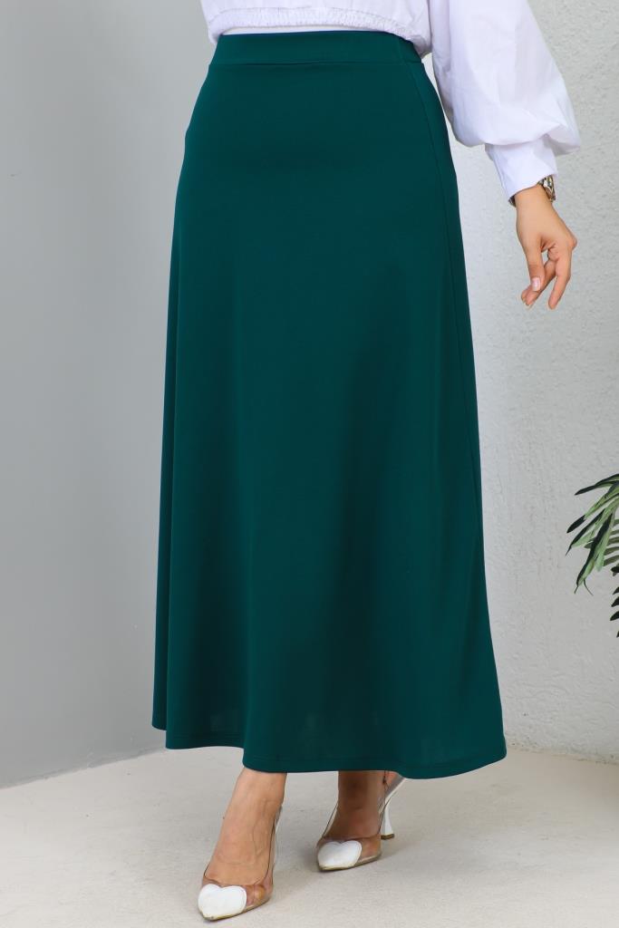 BNG Women Mevlana Hijab Skirt Emerald Green - Clermont