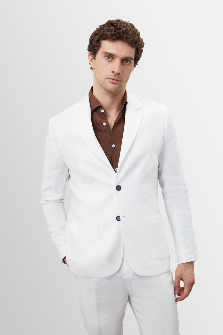 ANT 100% Linen Men's Blazer Jacket - Spring Hill