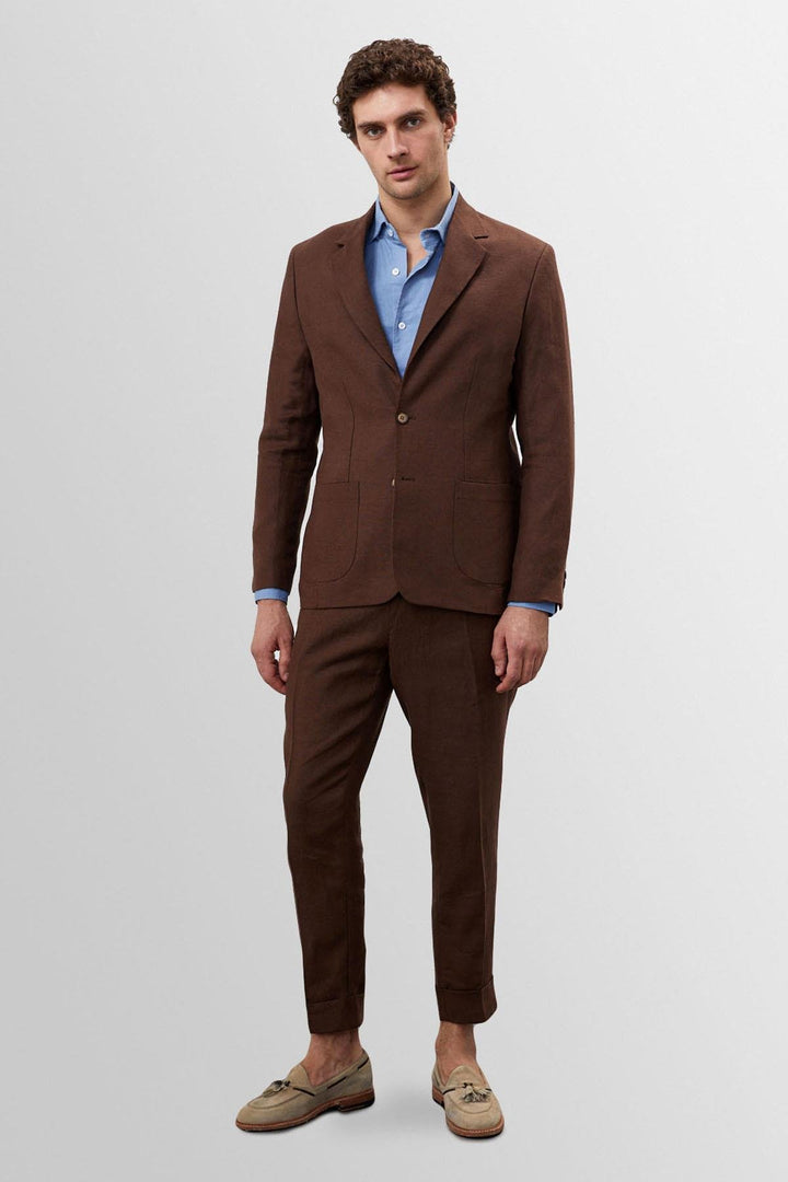 ANT 100% Linen Men's Blazer Jacket - Villa de Álvarez