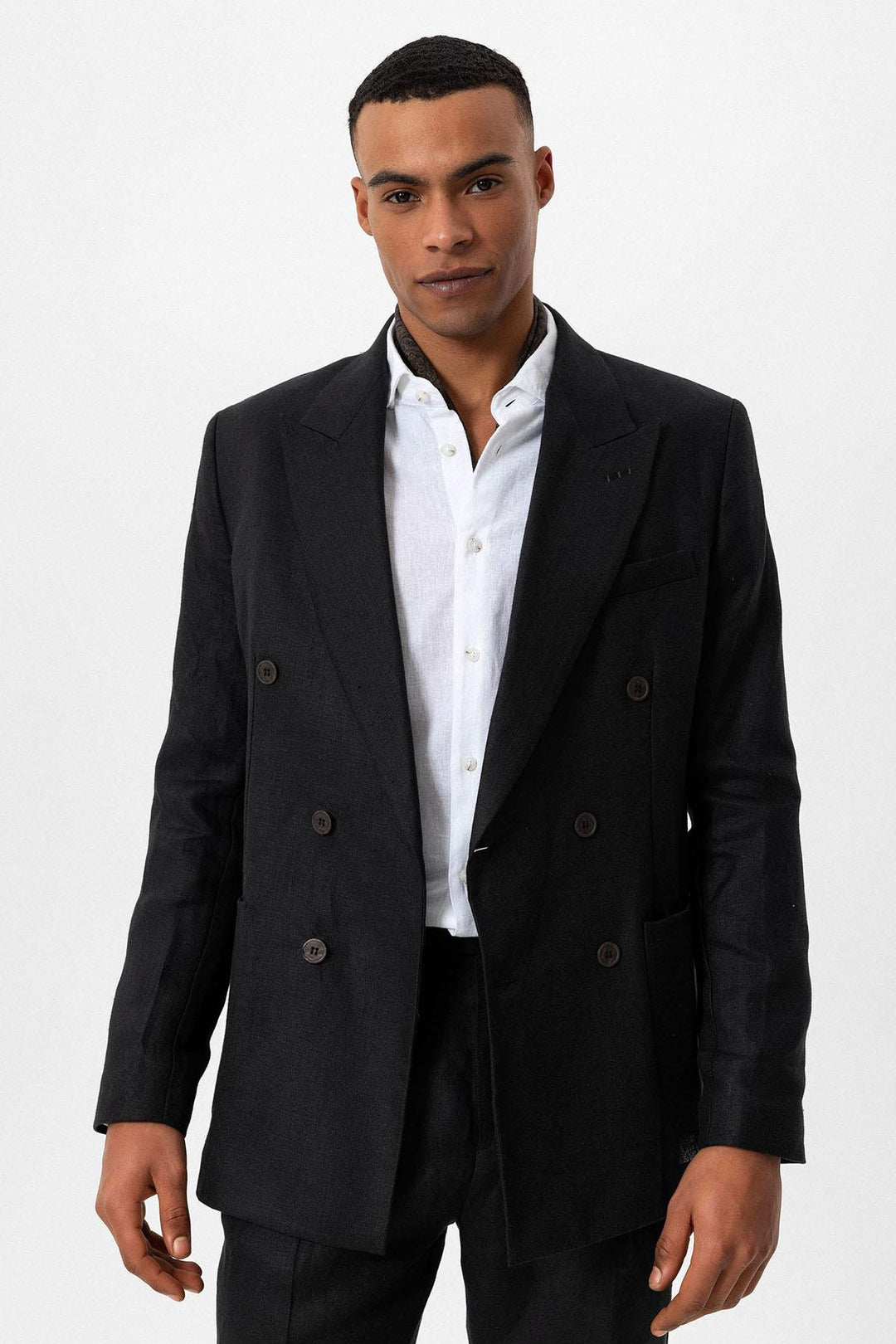 ANT 100% Linen Double Breasted Closure Men's Blazer Jacket - Lafayette