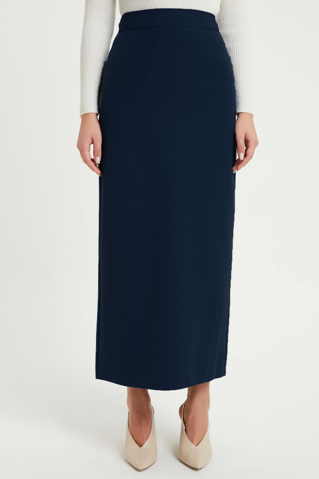 ZRF Women Pencil Skirt - Navy Blue - Bastia