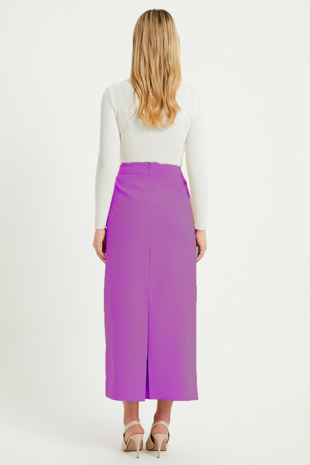 ZRF Women Pencil Skirt - Lilac - Sugar Land