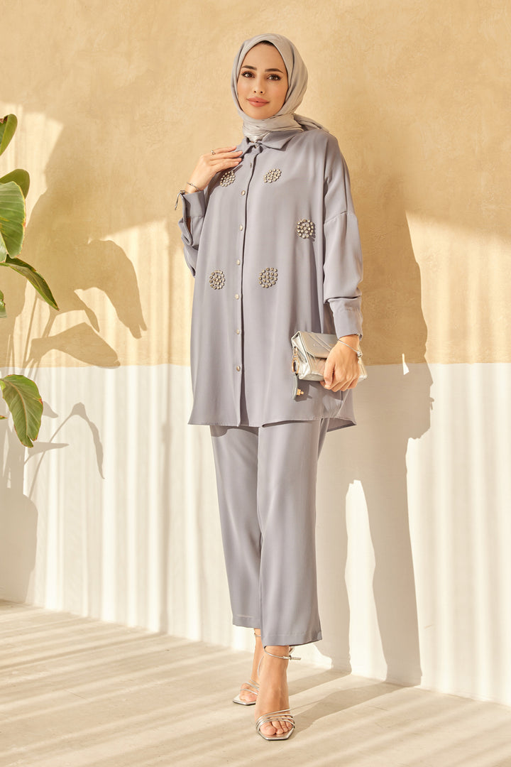 ZRF Women Sonembelled Set Set - Grey - Lagkadás