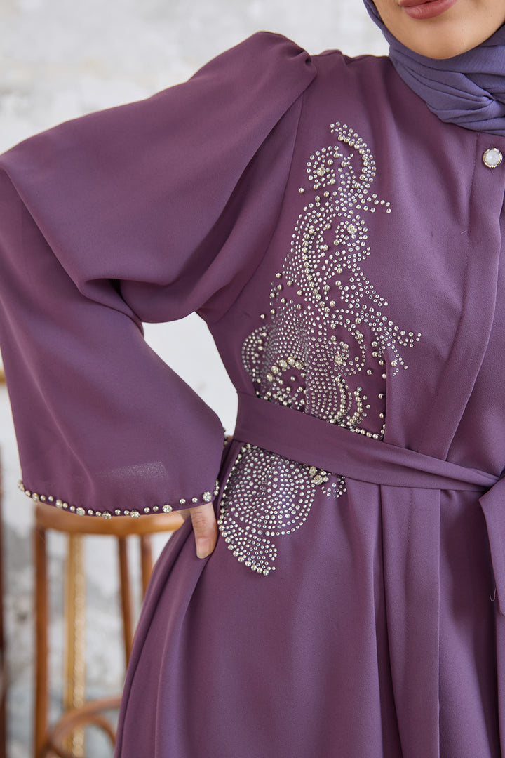 ZRF Women Lora Stone Abaya - Lilac - Issaquah