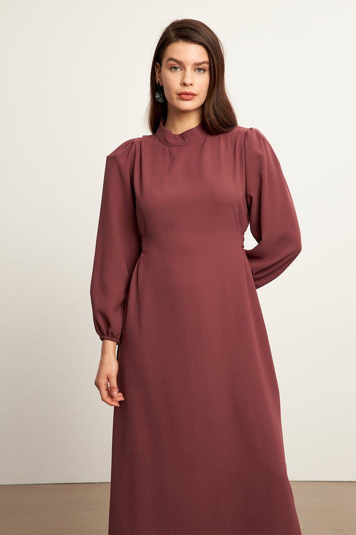 ZRF Women Nevra Belted Dress - Rose Pink - Narón