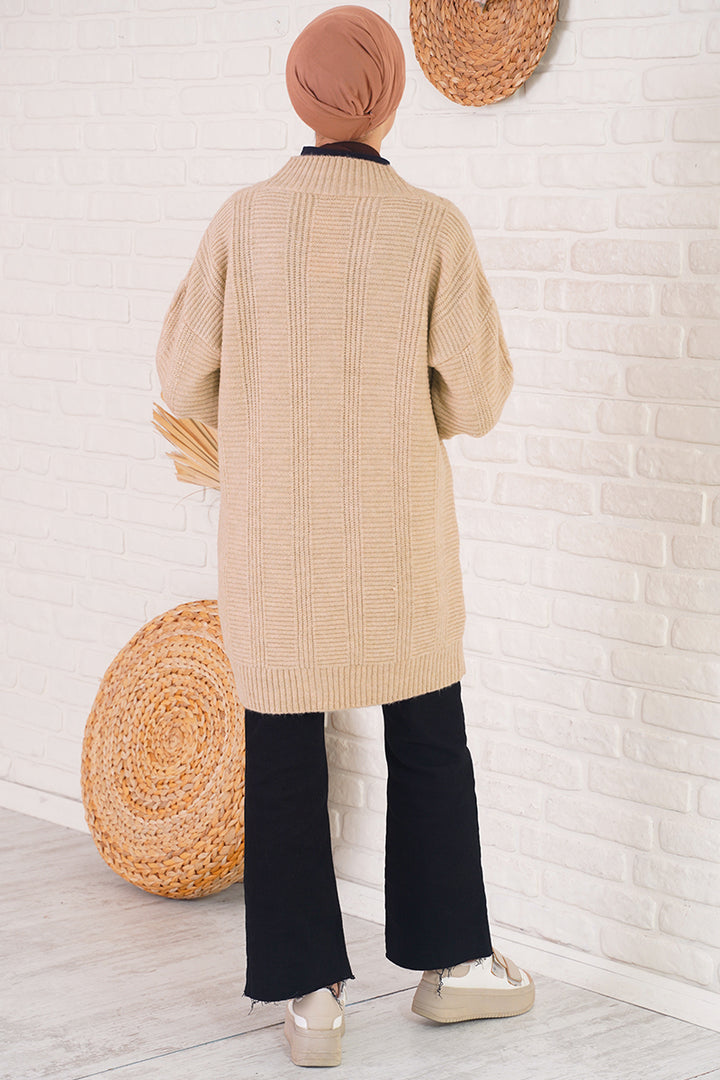 BGD Women Hijab Cardigan - Biscuit - Avondale