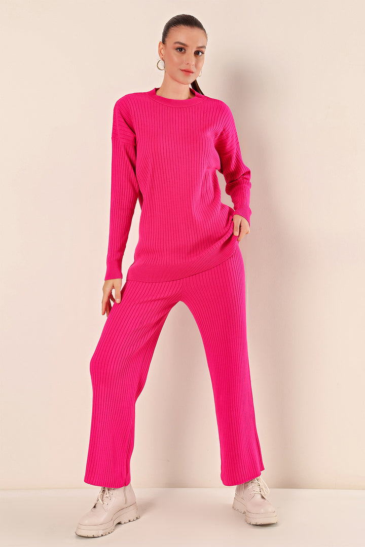 BGD Women Ribbed Two Piece Set - Fuchsia - Avondale