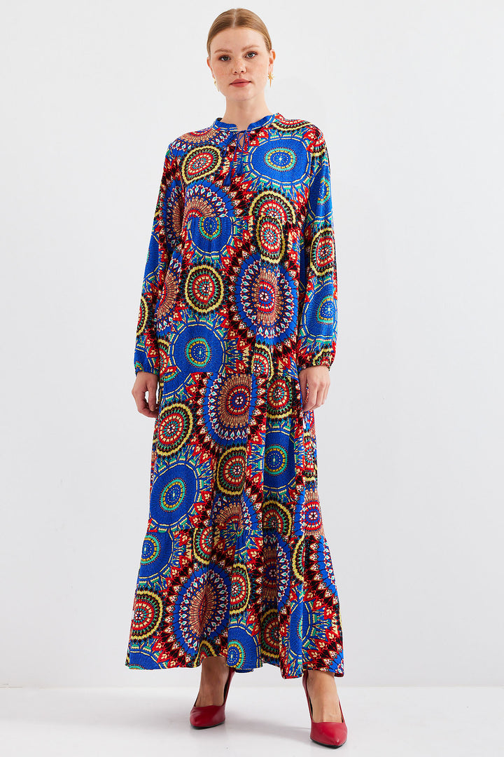 BGD Women Neck Tied Hijab Dress - A.SAKS - Avondale