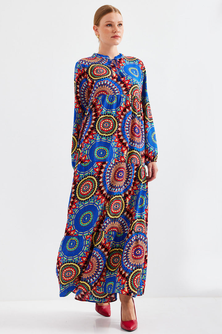 BGD Women Neck Tied Hijab Dress - A.SAKS - Avondale