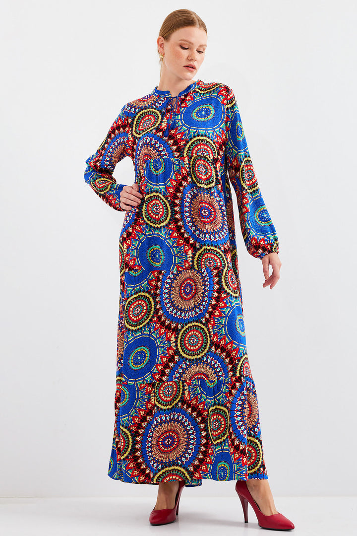 BGD Women Neck Tied Hijab Dress - A.SAKS - Avondale